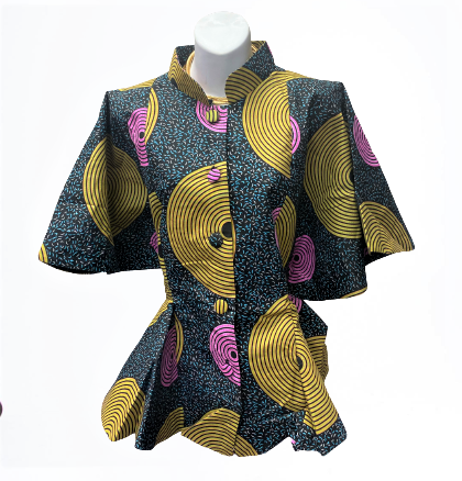 AFRICA PRINT BOTTON TOP