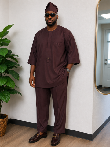 FloFlourish Executive Maroon Brown Senator Set