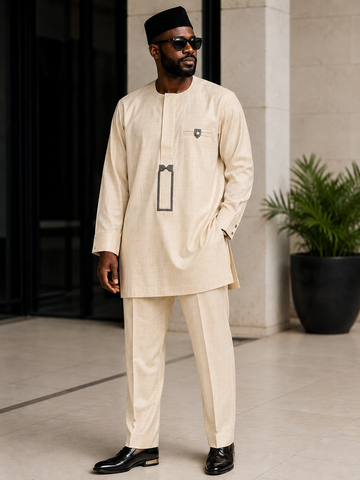 Executive Cream Crosshatch Senator Set – Luxury Classic Collection