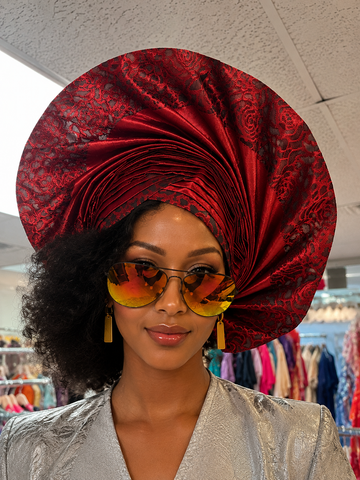 Ruby Royale Sego Auto Gele Headgear