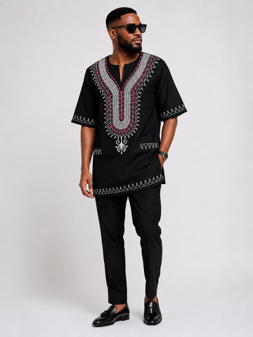 Heritage Brotherhood Embroidered Dashiki Collection
