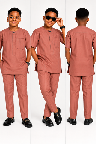 Young Gentleman Dusty Rose Classic Senator Set
