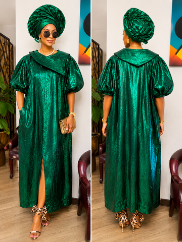 Emerald Radiance Luxury Boubou