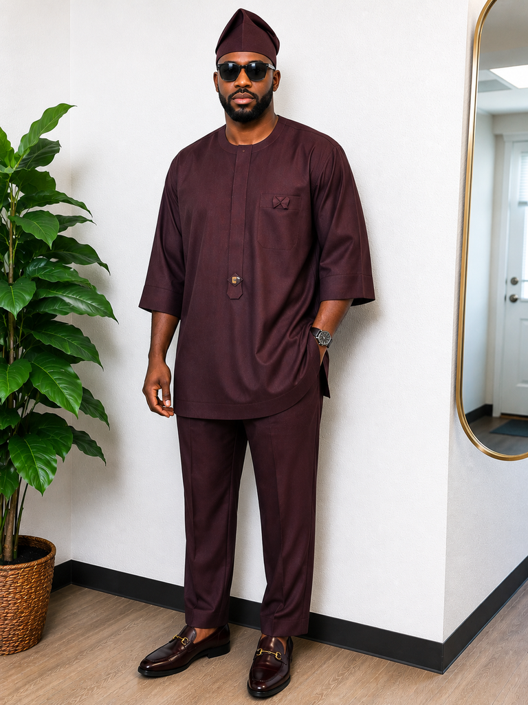FloFlourish Executive Maroon Brown Senator Set