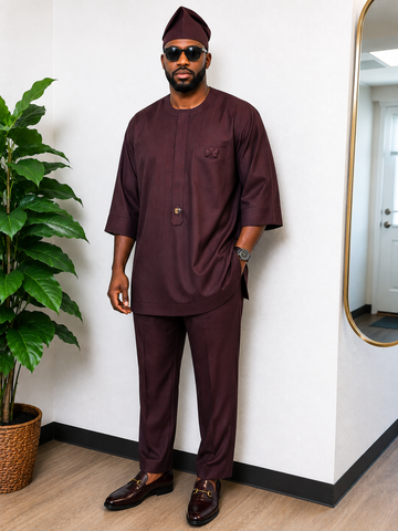 FloFlourish Executive Maroon Brown Senator Set