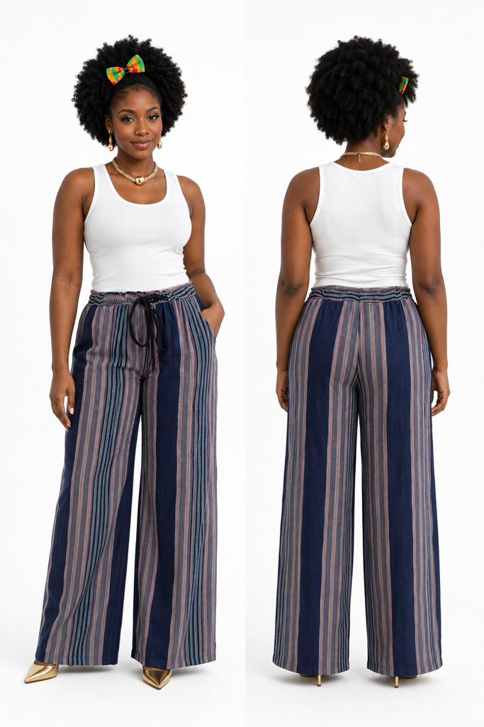Aso-Oke  Striped Pants