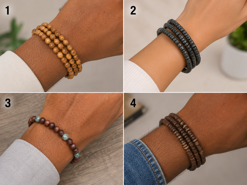 Rasta Color Wooden Bead Bracelets $5 Each(1)
