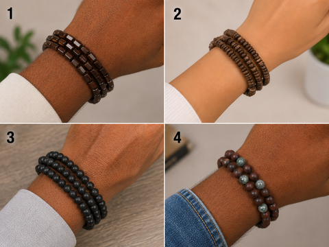 Rasta Color Wooden Bead Bracelets $5 Each(1)