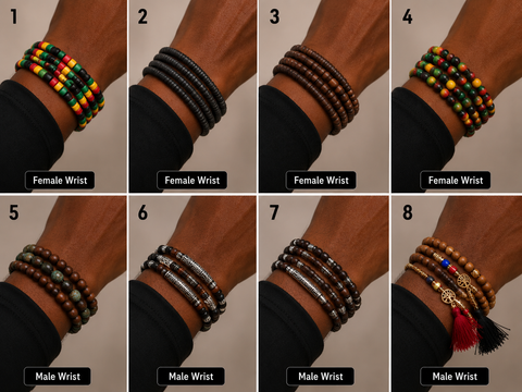 Rasta Color Wooden Bead Bracelets $5 Each(1)