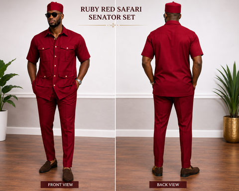 Ruby Red Safari Senator Set
