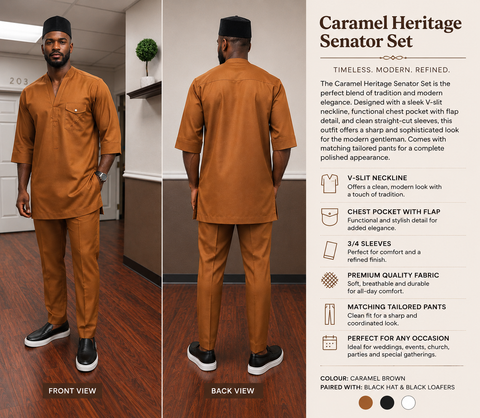Caramel Heritage Men’s Senator Set