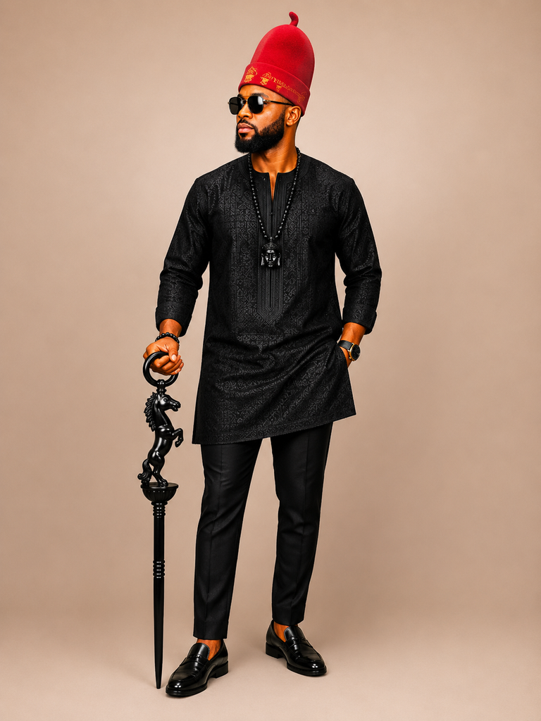 Fashion Statement Wooden Carved Stick