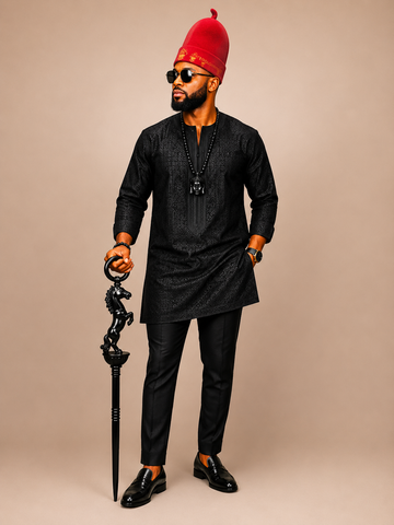 Fashion Statement Wooden Carved Stick