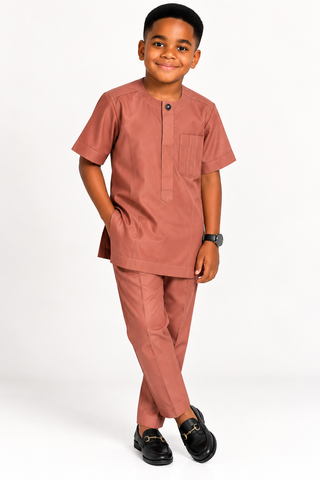Young Gentleman Dusty Rose Classic Senator Set