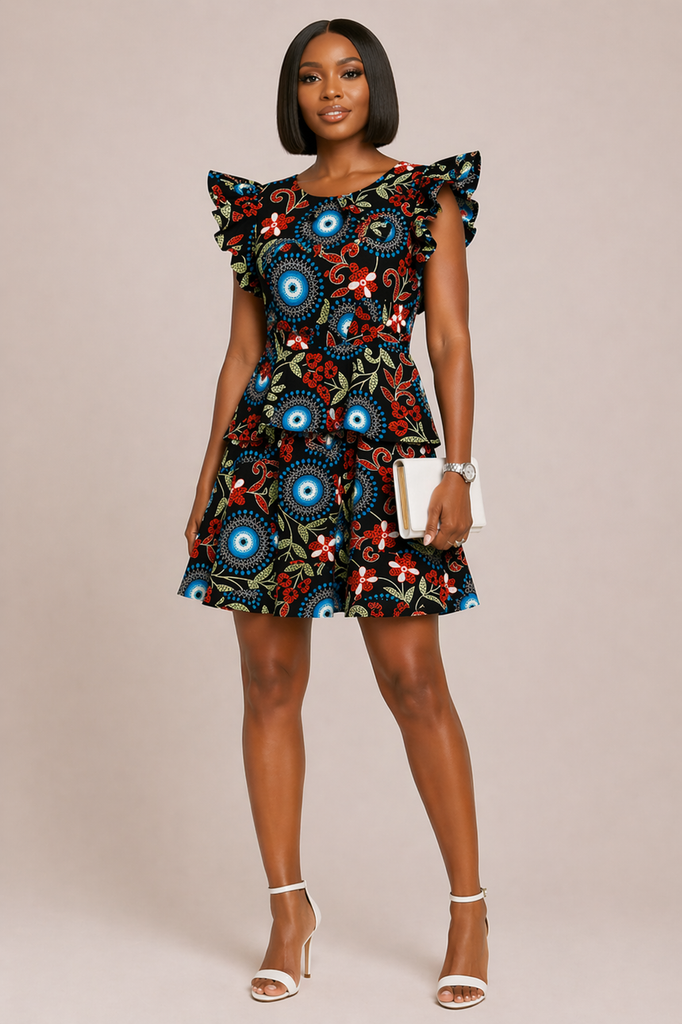 layered ankara dress Elevate your wardrobe with our Ankara layered dress bold, beautiful, and made to turn heads at every occasion. @kodiateliers