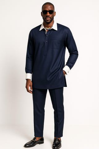 Royal Drape – Midnight Navy Edition