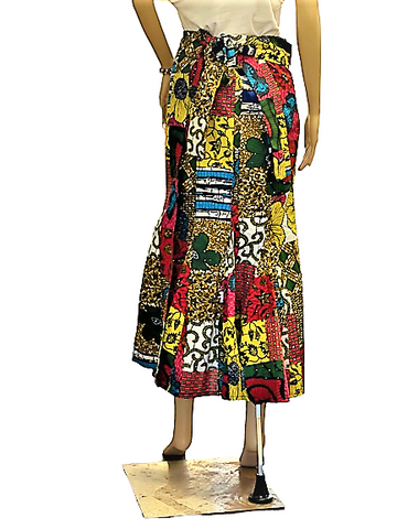 ANKARA PATCHES  SKIRT