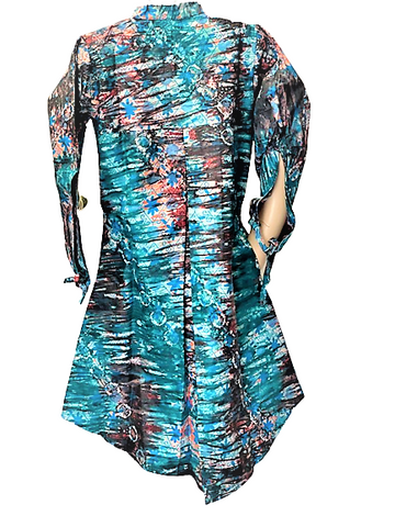 Africa Print Lace Dress