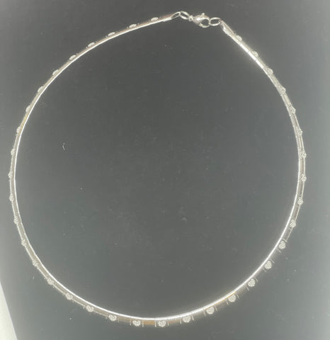 Silver Neck Cord