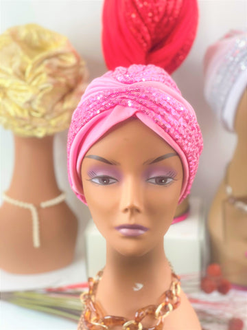 Baby Pink Turban